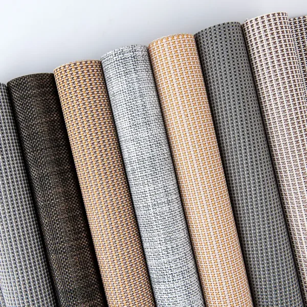 High Quality Waterproof Teslin Mesh Table Placemat Fabric Polyester PVC Mesh Fabric for Beach Chair - Image 5