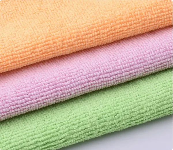 Multi Color Choice Thick Microfiber Towel Fabric for Producing Cleaning Products - Image 3