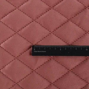 Dutch Velvet Ultrasonic Embossed Rhombus Quilted Fabric Knitted Sofa Clothing with Printed Pattern
