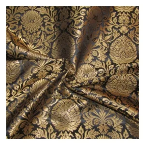 100% Silk Chiffon Fabric Dyed Print Brocade for Indian Wedding Dresses Customized for Iraq Printed Textiles for Clothes Use